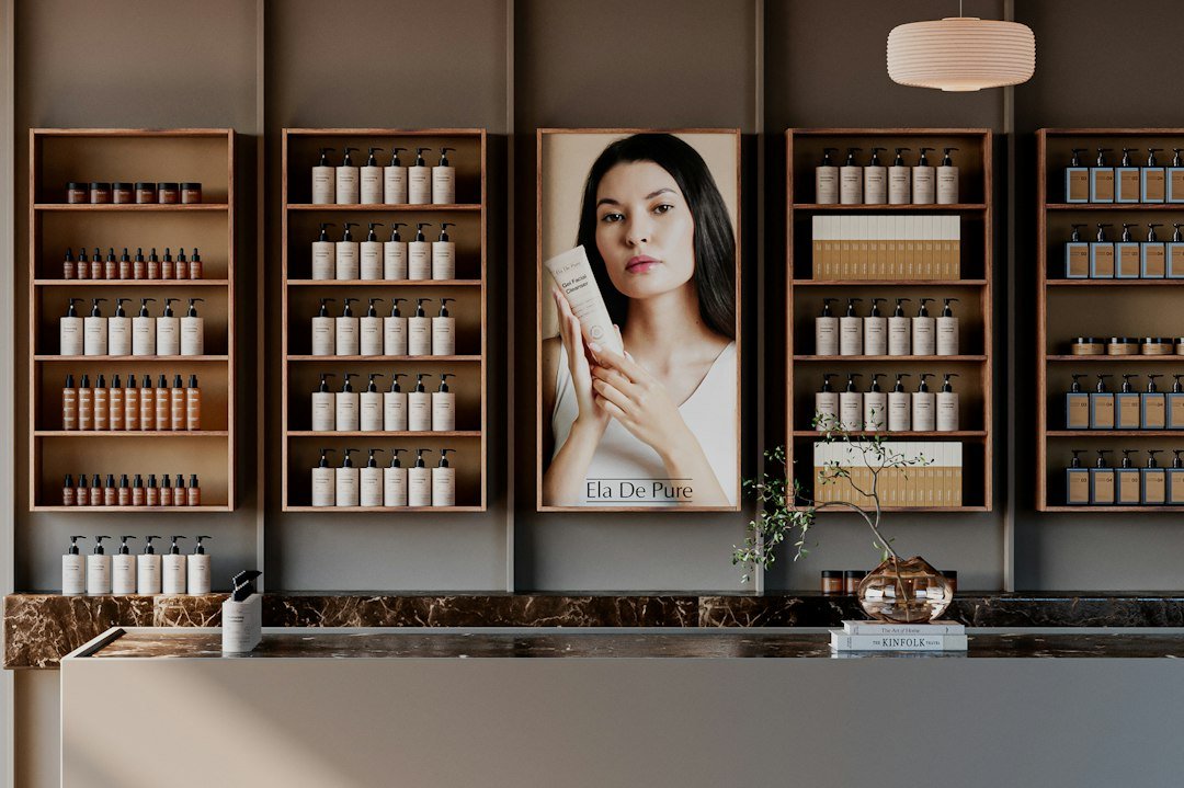 Interior moderno de belleza y bienestar